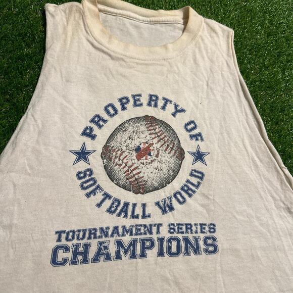 Vintage Property of Softball World Champions Tank - Picture 2 of 5